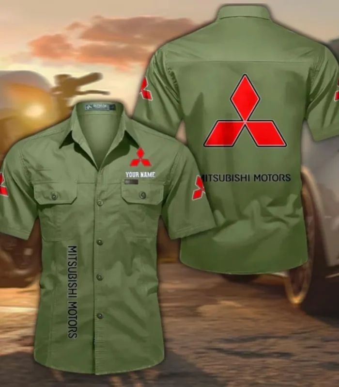 Family Hatchback Men's Everyday Short Sleeve Shirt, Custom Name CAR392 - Fruit Green
