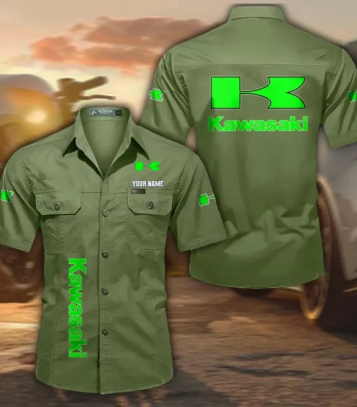 Touring Capable Bike Men's Everyday Short Sleeve Shirt, Custom Name CAR392 - Fruit Green