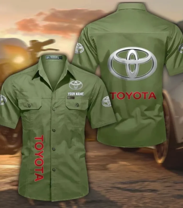 Desert Runner Men's Everyday Short Sleeve Shirt, Custom Name CAR392 - Fruit Green