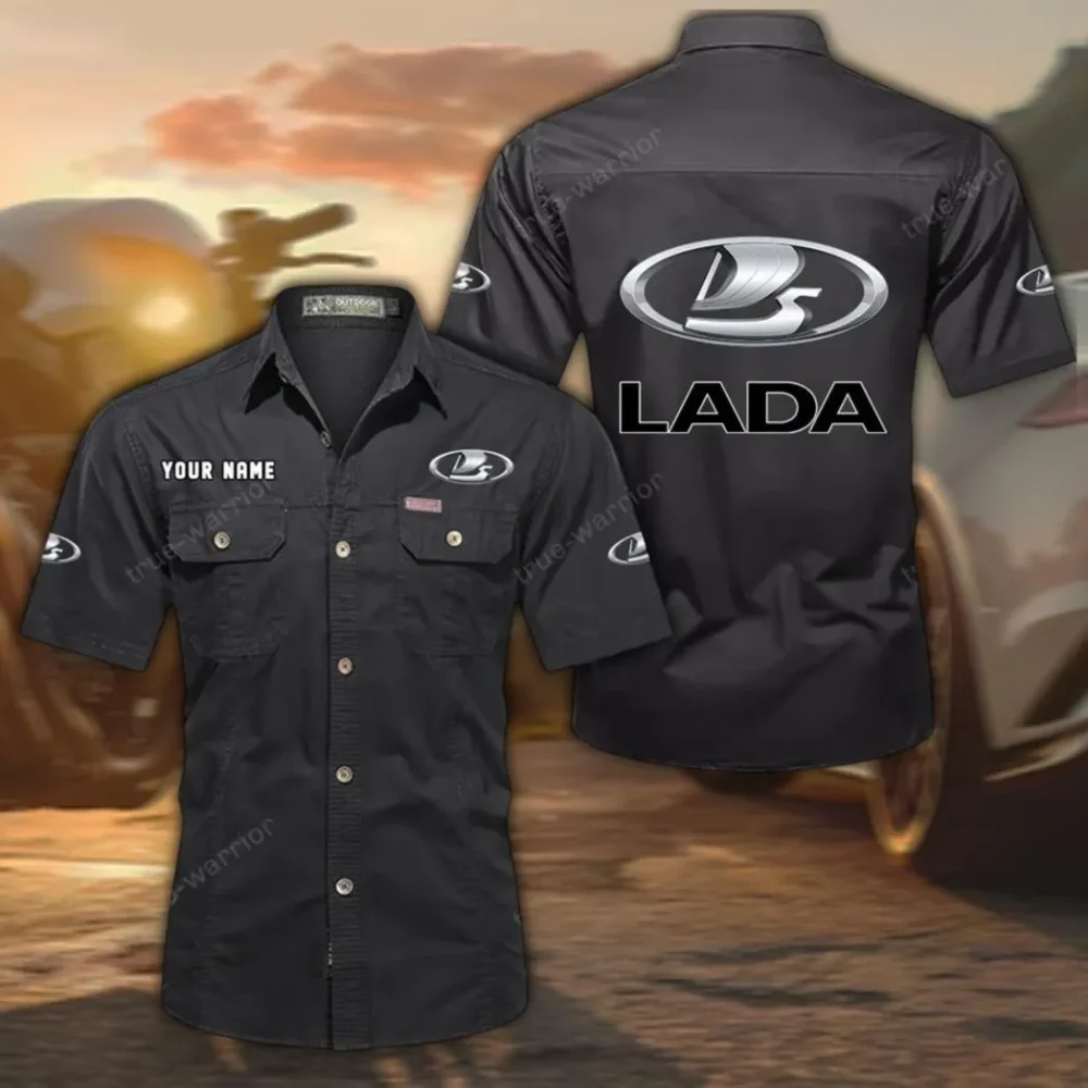 Compact Car Exclusive Logo Short Sleeved Shirt, Gift For Compact Car Lovers CAR444 - Black