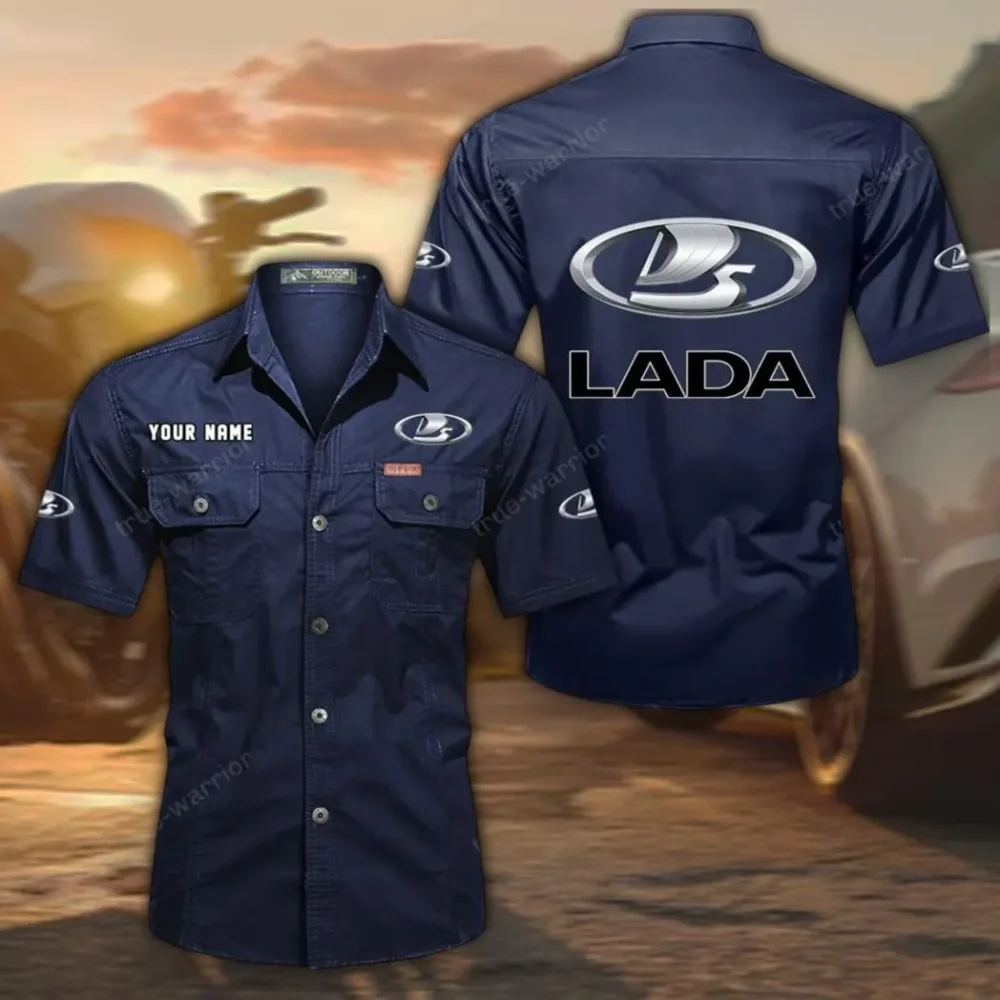 Sedan Exclusive Logo Short Sleeved Shirt, Gift For Sedan Lovers CAR444 - Dark Blue