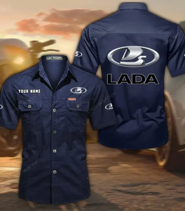 Sedan Exclusive Logo Short Sleeved Shirt, Gift For Sedan Lovers CAR444 - Dark Blue