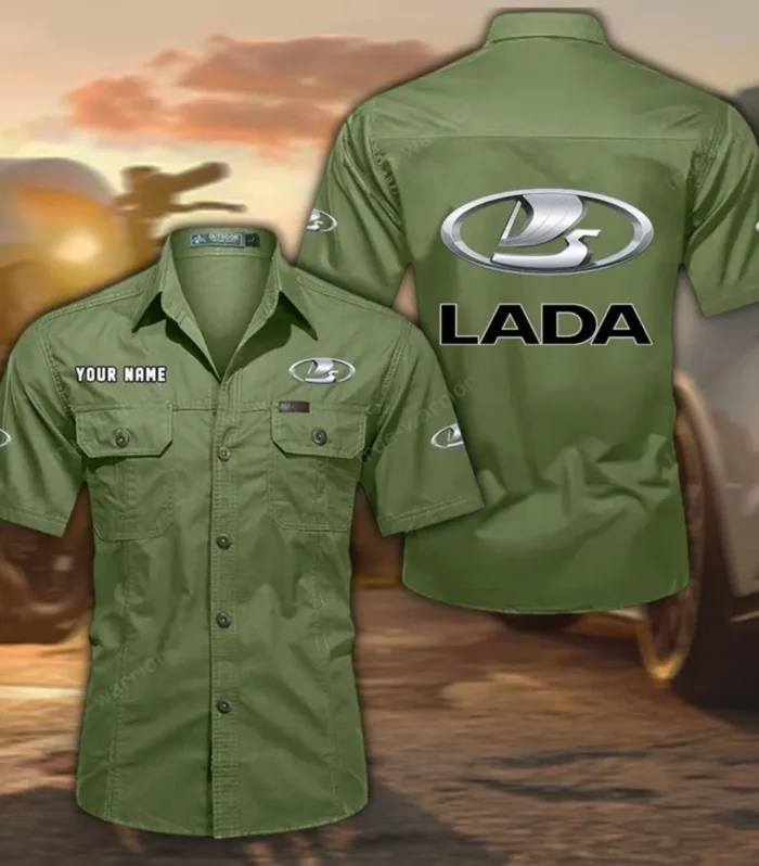 Hatchback Exclusive Logo Short Sleeved Shirt, Gift For Hatchback Lovers CAR444 - Fruit Green