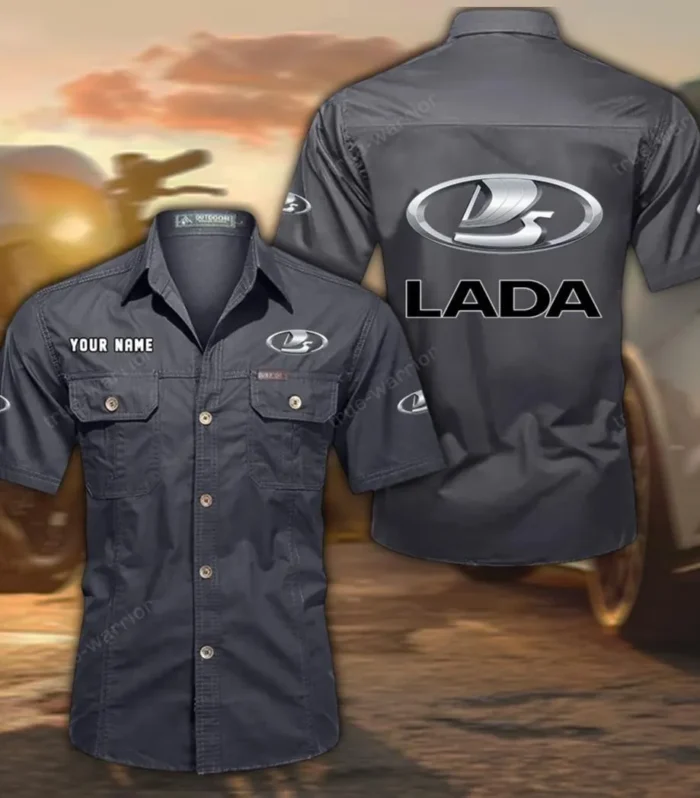 Budget Vehicle Exclusive Logo Short Sleeved Shirt, Gift For Budget Vehicle Lovers CAR444 - Gray