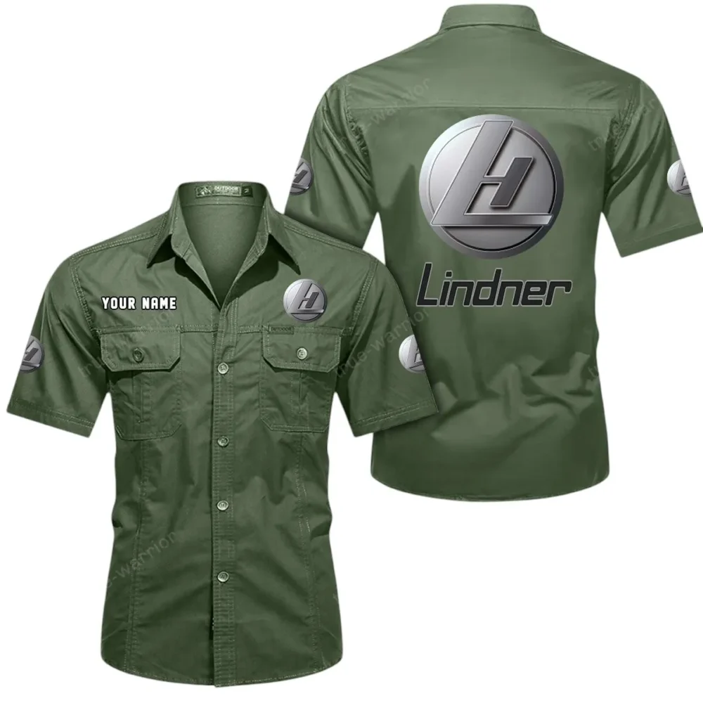 Small Auto Exclusive Logo Short Sleeved Shirt, Gift For Small Auto Enthusiasts CAR444 - Army Green - Image 2