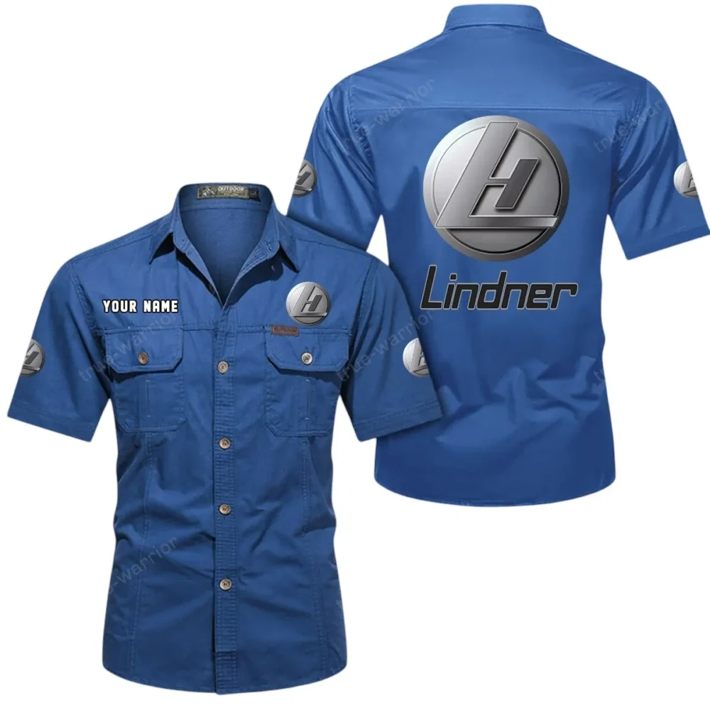 Agriforce Machines Exclusive Logo Short Sleeved Shirt, Gift For Agriforce Machines Enthusiasts CAR444 - Cowboy Blue - Image 2