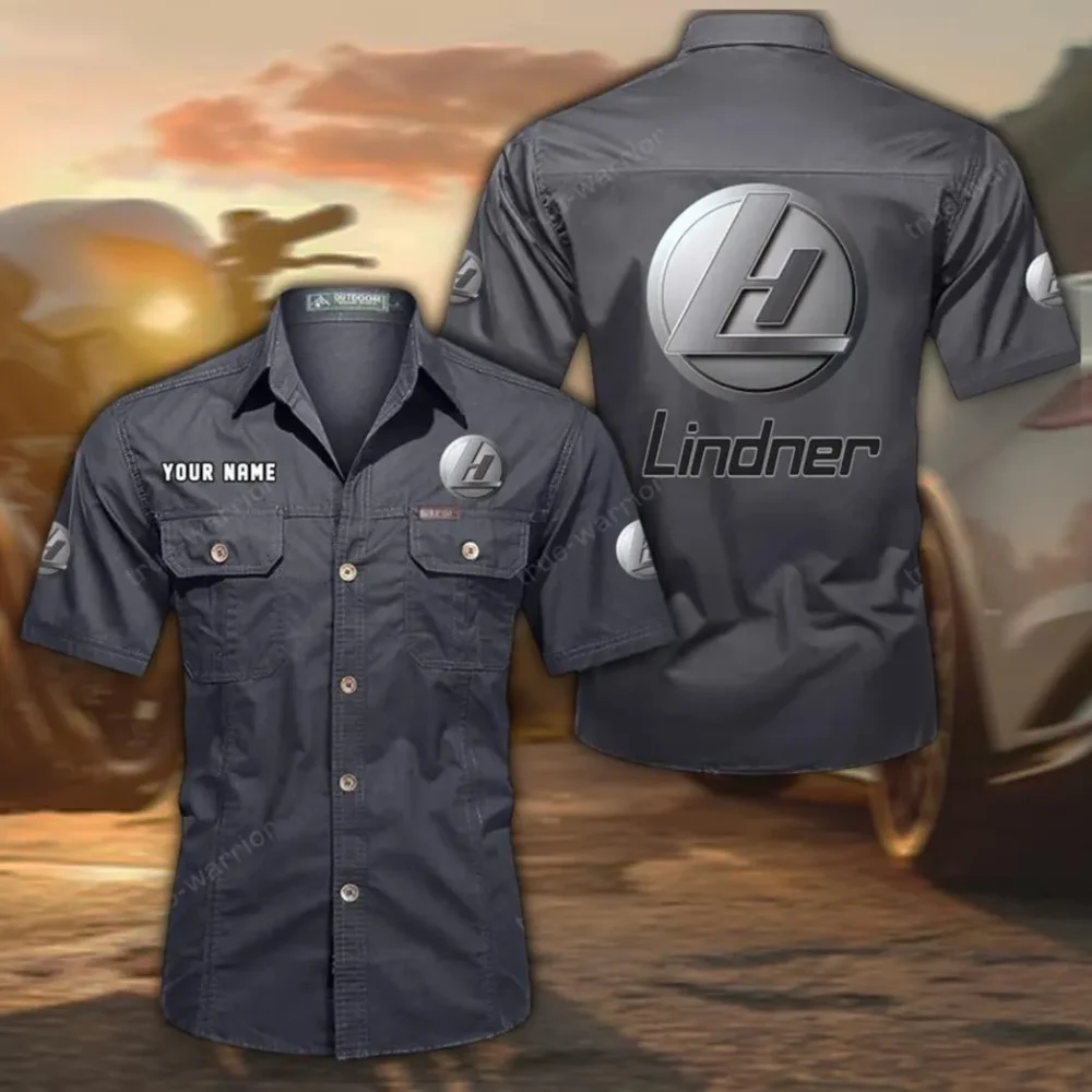 Harvestforce Tractors Exclusive Logo Short Sleeved Shirt, Gift For Harvestforce Tractors Enthusiasts CAR444 - Gray