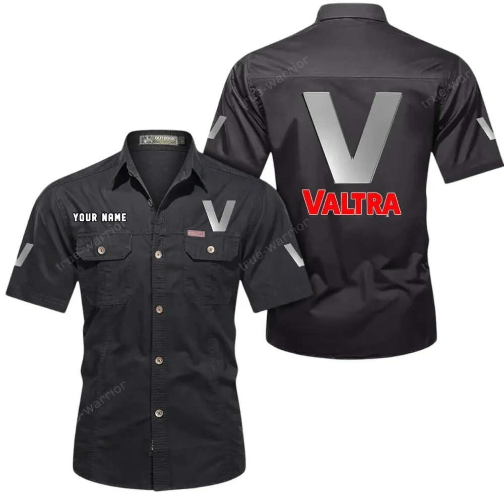Smart Agriculture Tractor Exclusive Logo Short Sleeved Shirt, Gift For Smart Agriculture Tractor Lovers CAR444 - Black - Image 2