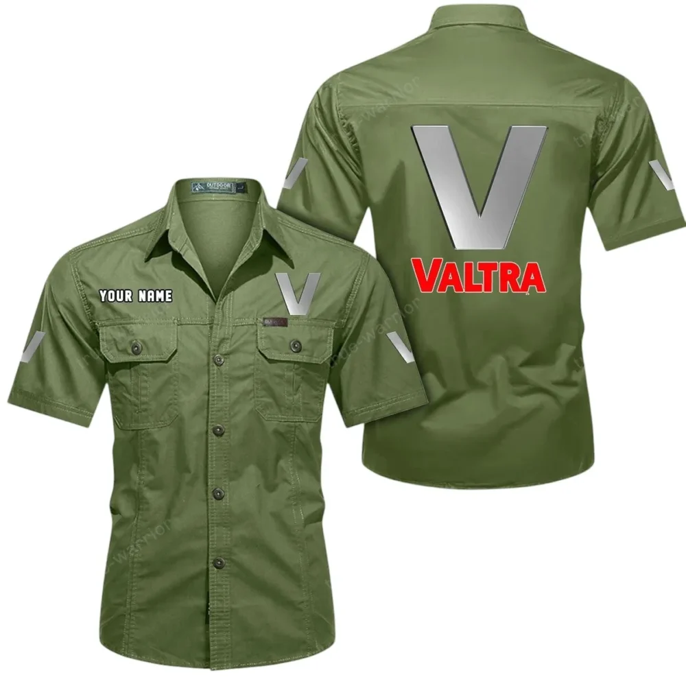 Versatile Crop Tractor Exclusive Logo Short Sleeved Shirt, Gift For Versatile Crop Tractor Lovers CAR444 - Fruit Green - Image 2