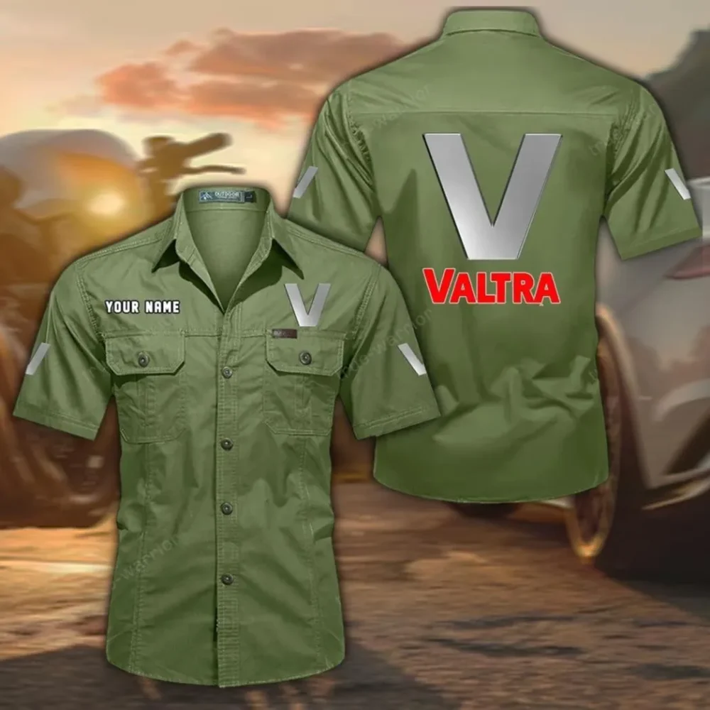 Versatile Crop Tractor Exclusive Logo Short Sleeved Shirt, Gift For Versatile Crop Tractor Lovers CAR444 - Fruit Green