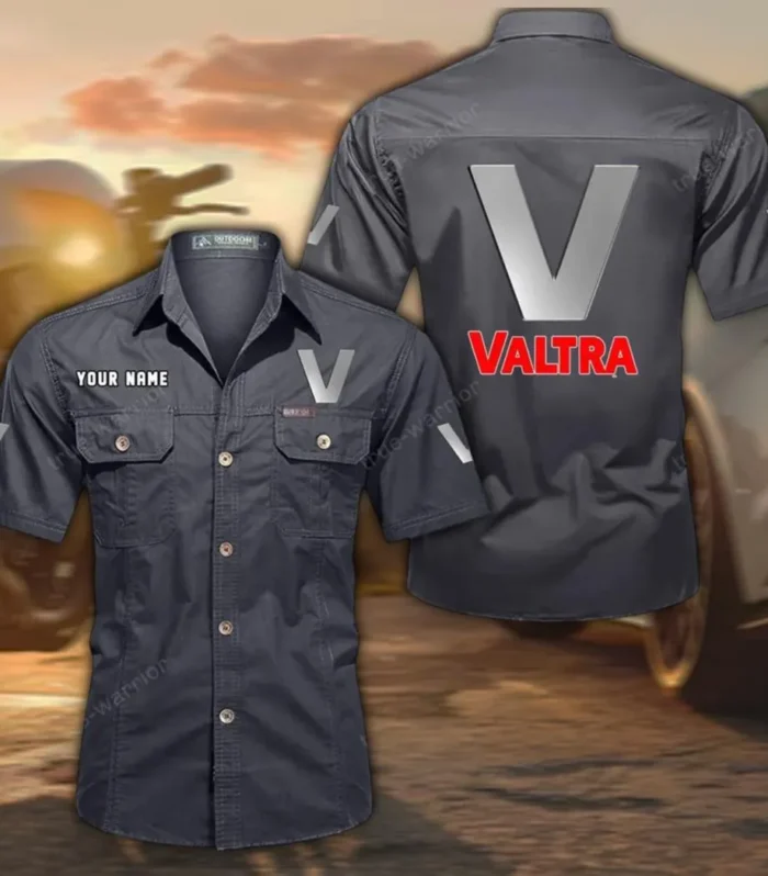 Precision Farming Tractor Exclusive Logo Short Sleeved Shirt, Gift For Precision Farming Tractor Lovers CAR444 - Gray