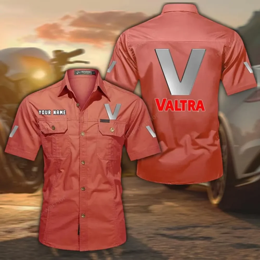 Advanced Tractor Exclusive Logo Short Sleeved Shirt, Gift For Advanced Tractor Lovers CAR444 - Red