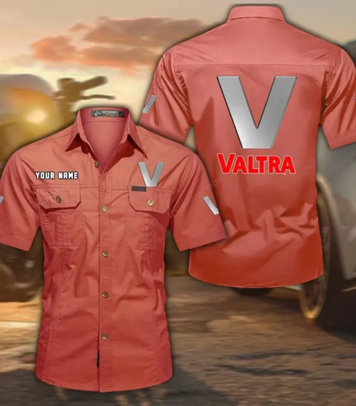 Advanced Tractor Exclusive Logo Short Sleeved Shirt, Gift For Advanced Tractor Lovers CAR444 - Red