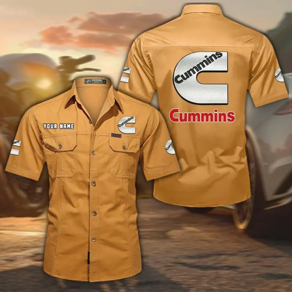 PowerPulse Motors Exclusive Logo Short Sleeved Shirt, Gift For PowerPulse Motors Enthusiasts CAR444 - Turmeric