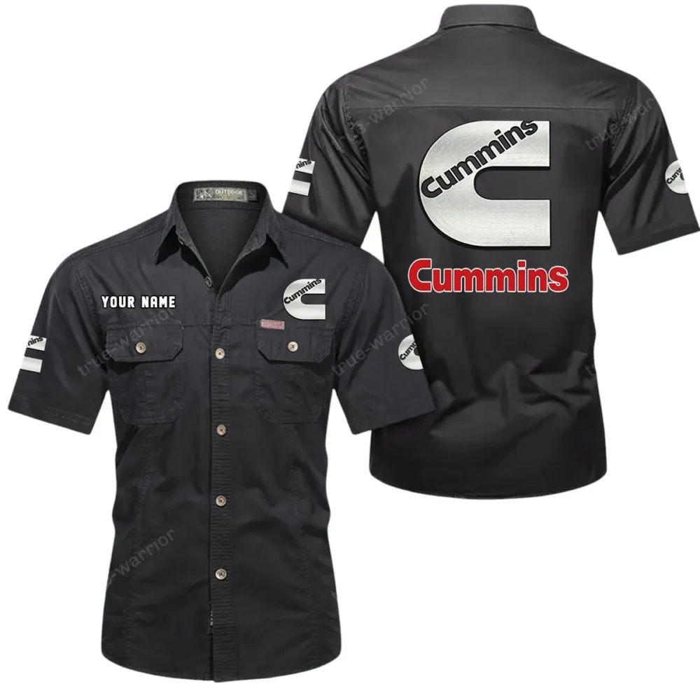 Titan Power Systems Exclusive Logo Short Sleeved Shirt, Gift For Titan Power Systems Enthusiasts CAR444 - Black - Image 2