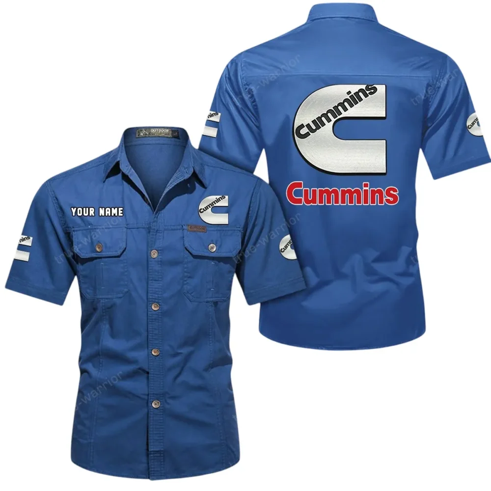 ProForce Diesel Exclusive Logo Short Sleeved Shirt, Gift For ProForce Diesel Enthusiasts CAR444 - Cowboy Blue - Image 2