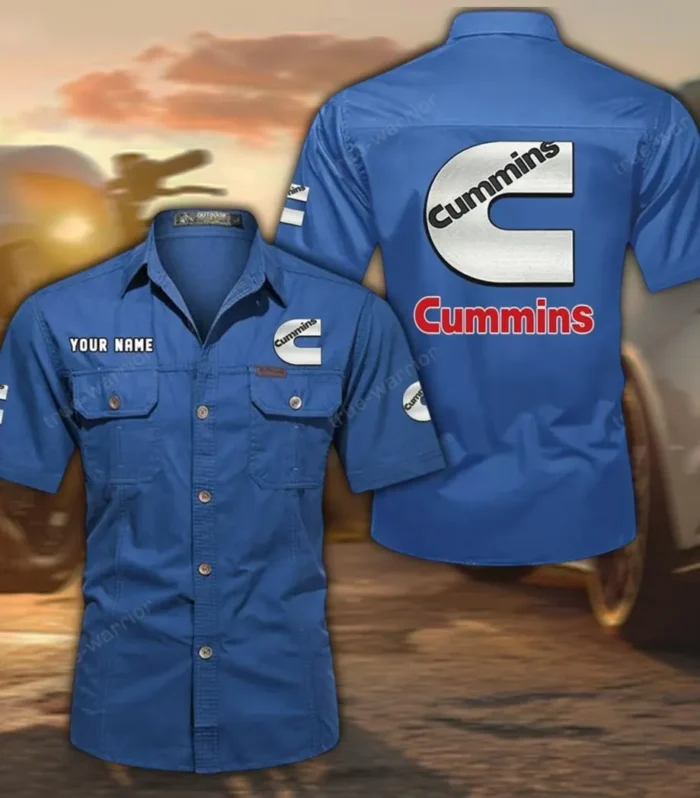 ProForce Diesel Exclusive Logo Short Sleeved Shirt, Gift For ProForce Diesel Enthusiasts CAR444 - Cowboy Blue