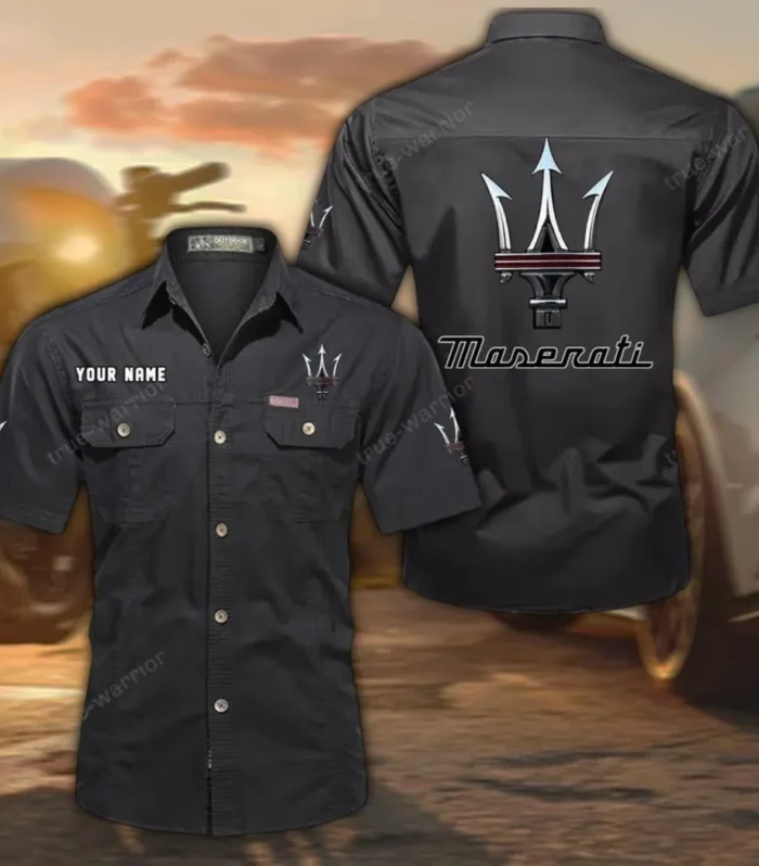 Grand Tourer  Exclusive Logo Short Sleeved Shirt, Gift For Grand Tourer  Enthusiasts CAR444 - Black