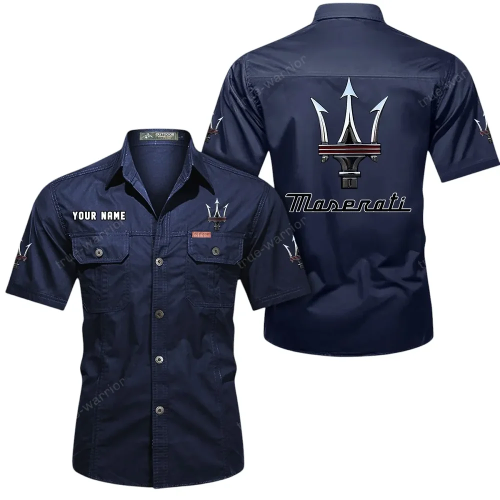 Exotic Coupe  Exclusive Logo Short Sleeved Shirt, Gift For Exotic Coupe  Lovers CAR444 - Dark Blue - Image 2