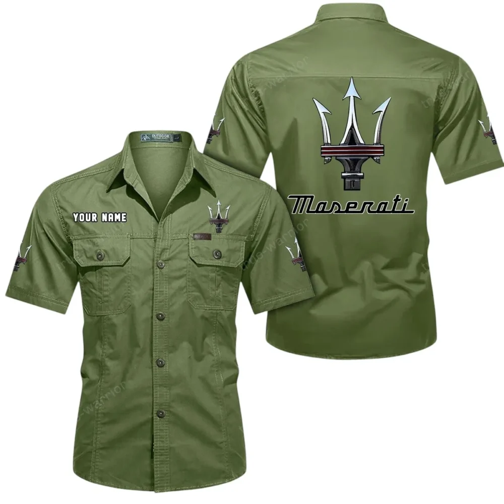 High-Performance Vehicle  Exclusive Logo Short Sleeved Shirt, Gift For High-Performance Vehicle  Lovers CAR444 - Fruit Green - Image 2