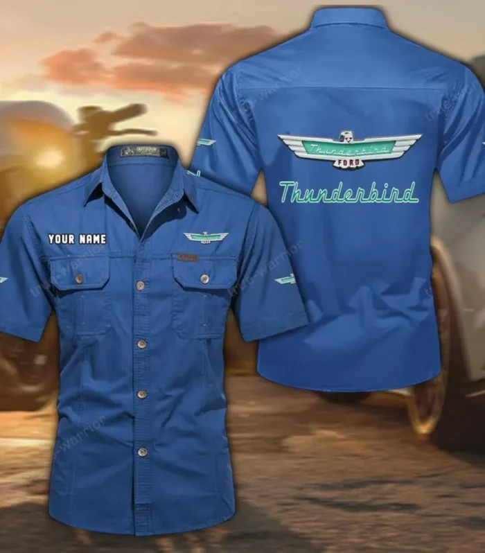Heritage Coupe Exclusive Logo Short Sleeved Shirt, Gift For Heritage Coupe Enthusiasts CAR444 - Cowboy Blue