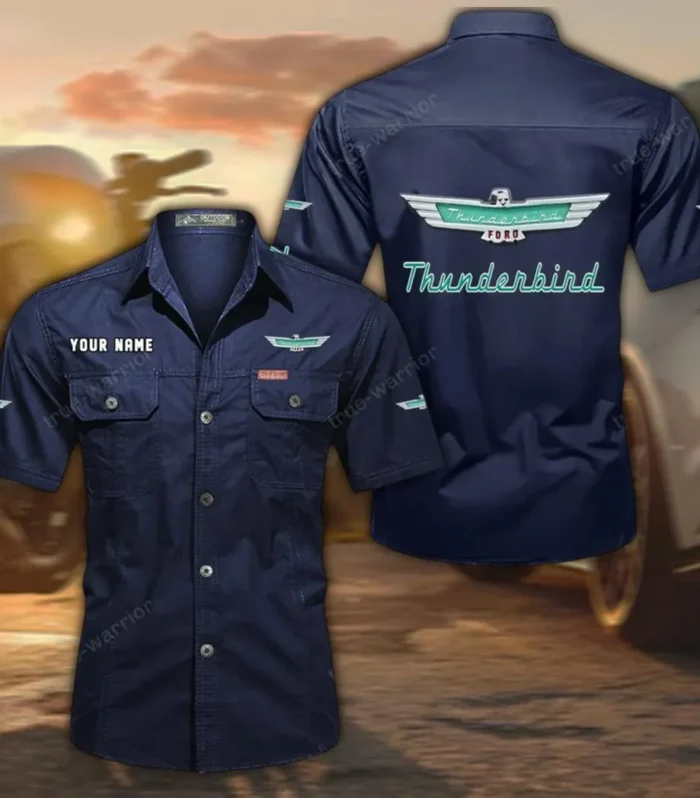 Retro Roadster Exclusive Logo Short Sleeved Shirt, Gift For Retro Roadster Enthusiasts CAR444 - Dark Blue