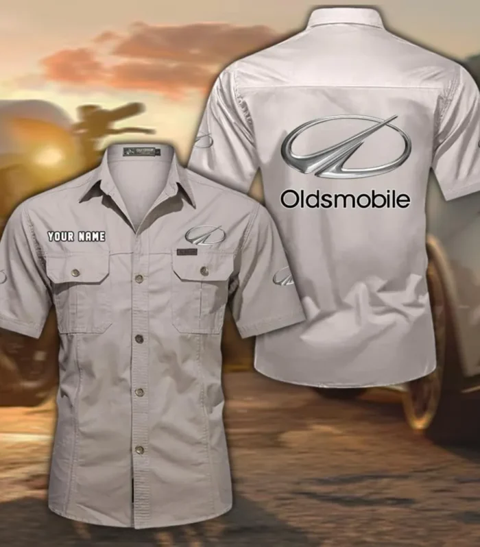 Grand Touring Car Exclusive Logo Short Sleeved Shirt, Gift For Grand Touring Car Lovers CAR444 - Beige