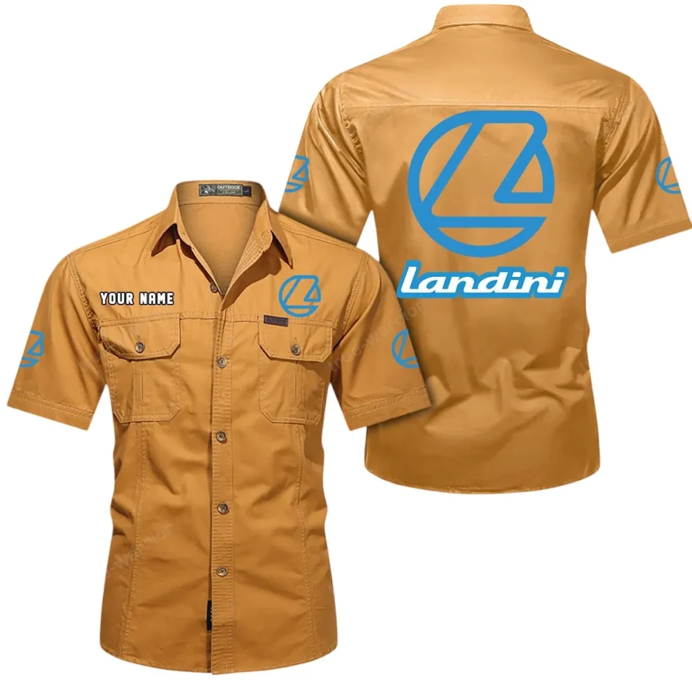 Reliable Farmstead Tractor Exclusive Logo Short Sleeved Shirt, Gift For Reliable Farmstead Tractor Enthusiasts CAR444 - Turmeric - Image 2