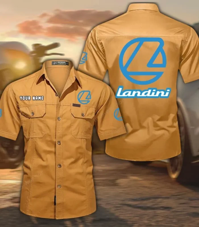 Reliable Farmstead Tractor Exclusive Logo Short Sleeved Shirt, Gift For Reliable Farmstead Tractor Enthusiasts CAR444 - Turmeric