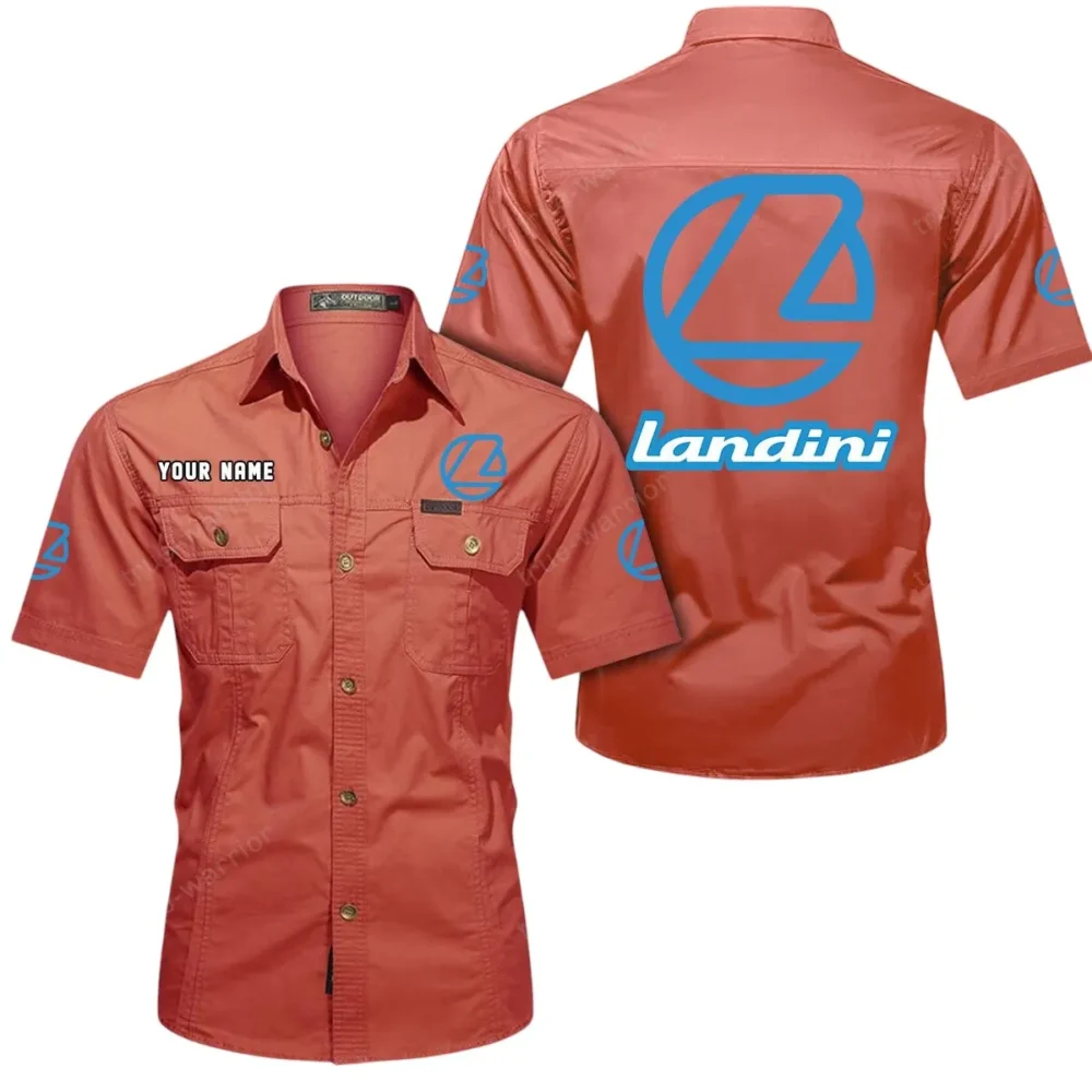 Harvest Ready Tractor Exclusive Logo Short Sleeved Shirt, Gift For Harvest Ready Tractor Enthusiasts CAR444 - Red - Image 2