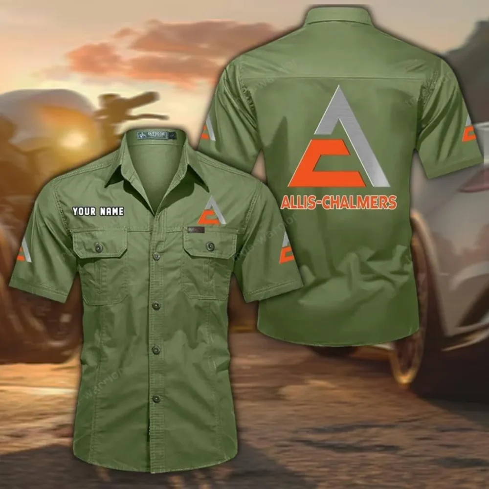 Field Tractor Exclusive Logo Short Sleeved Shirt, Gift For Field Tractor Lovers CAR444 - Fruit Green