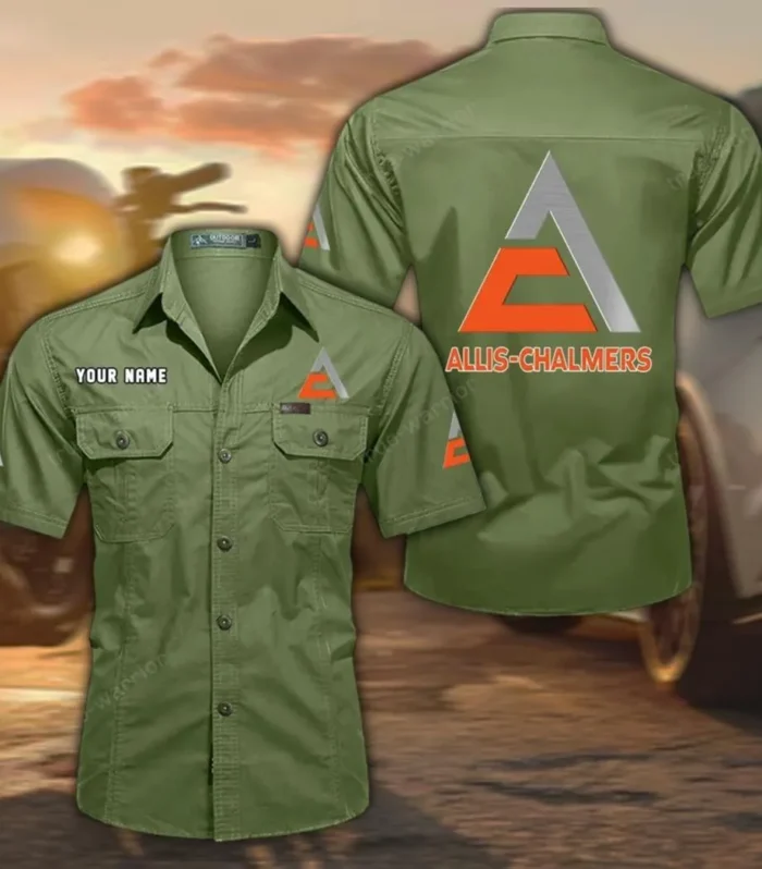 Field Tractor Exclusive Logo Short Sleeved Shirt, Gift For Field Tractor Lovers CAR444 - Fruit Green
