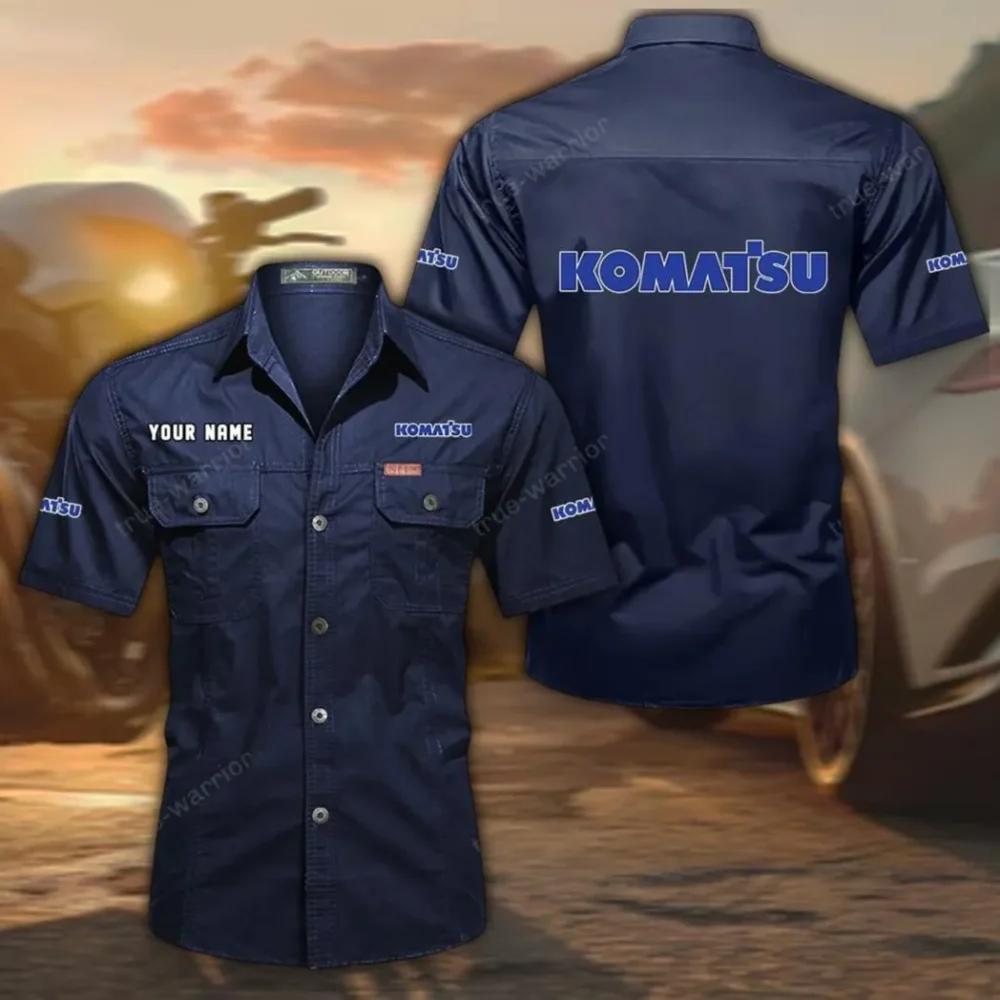 Worksite Legend Exclusive Logo Short Sleeved Shirt, Gift For Worksite Legend Enthusiasts CAR444 - Dark Blue
