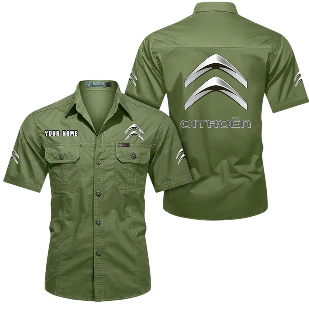 European Sedan Exclusive Logo Short Sleeved Shirt, Gift For European Sedan Lovers CAR444 - Fruit Green - Image 2