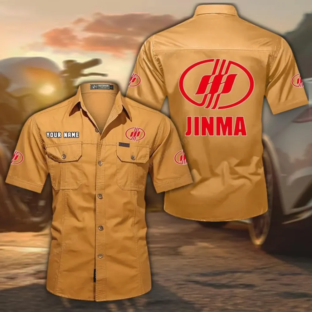 Rural Utility Tractor Exclusive Logo Short Sleeved Shirt, Gift For Rural Utility Tractor Enthusiasts CAR444 - Turmeric