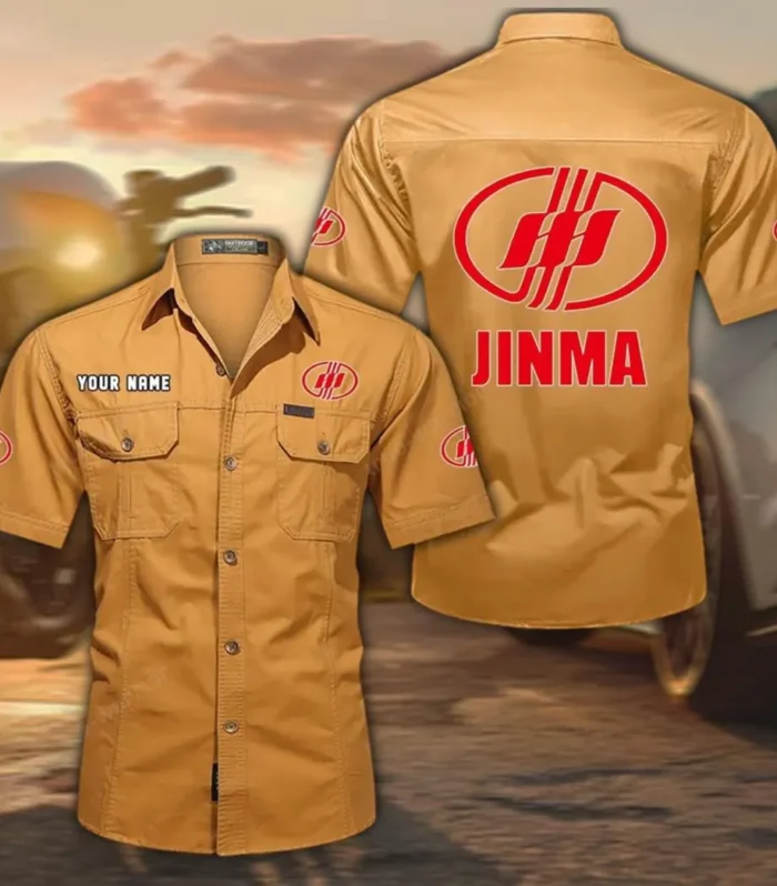 Rural Utility Tractor Exclusive Logo Short Sleeved Shirt, Gift For Rural Utility Tractor Enthusiasts CAR444 - Turmeric