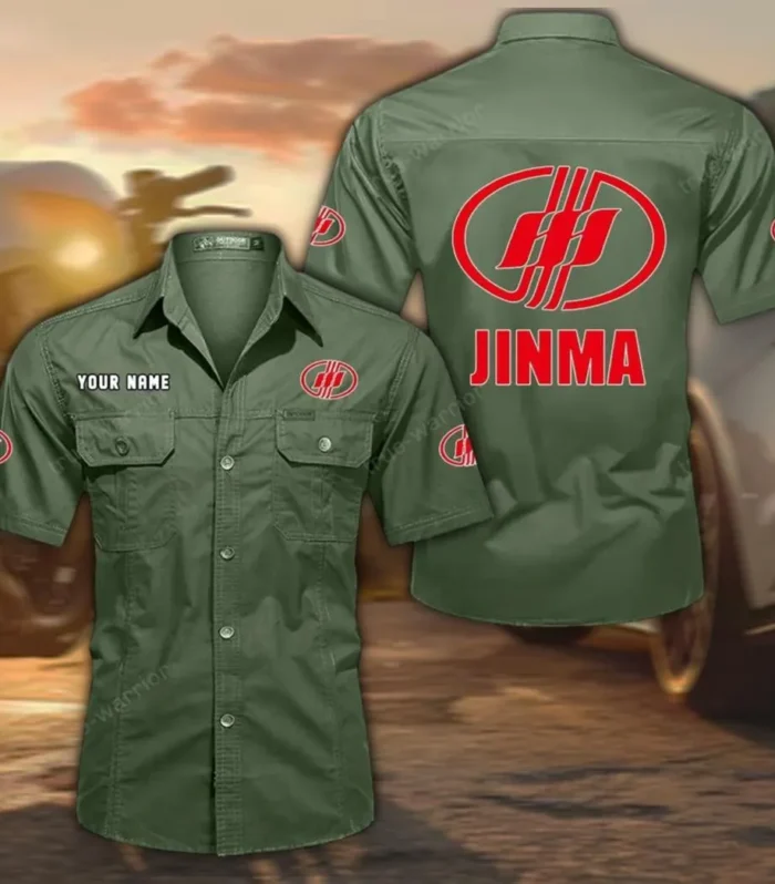 Compact Farm Tractor Exclusive Logo Short Sleeved Shirt, Gift For Compact Farm Tractor Lovers CAR444 - Army Green