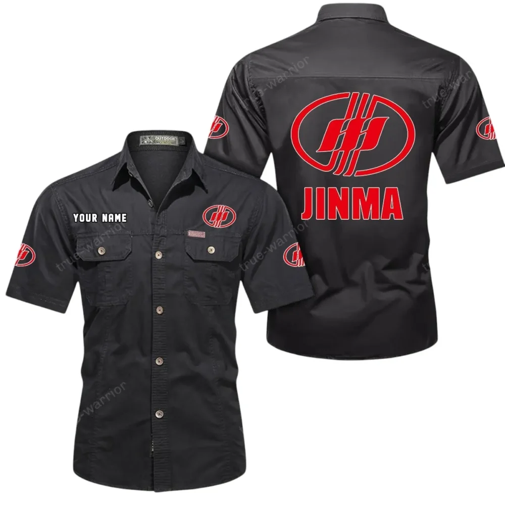 Small Utility Tractor Exclusive Logo Short Sleeved Shirt, Gift For Small Utility Tractor Lovers CAR444 - Black - Image 2