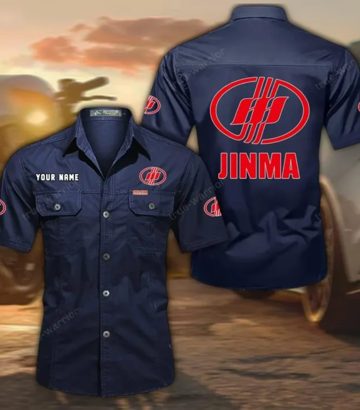 Mini Agricultural Tractor Exclusive Logo Short Sleeved Shirt, Gift For Mini Agricultural Tractor Enthusiasts CAR444 - Dark Blue