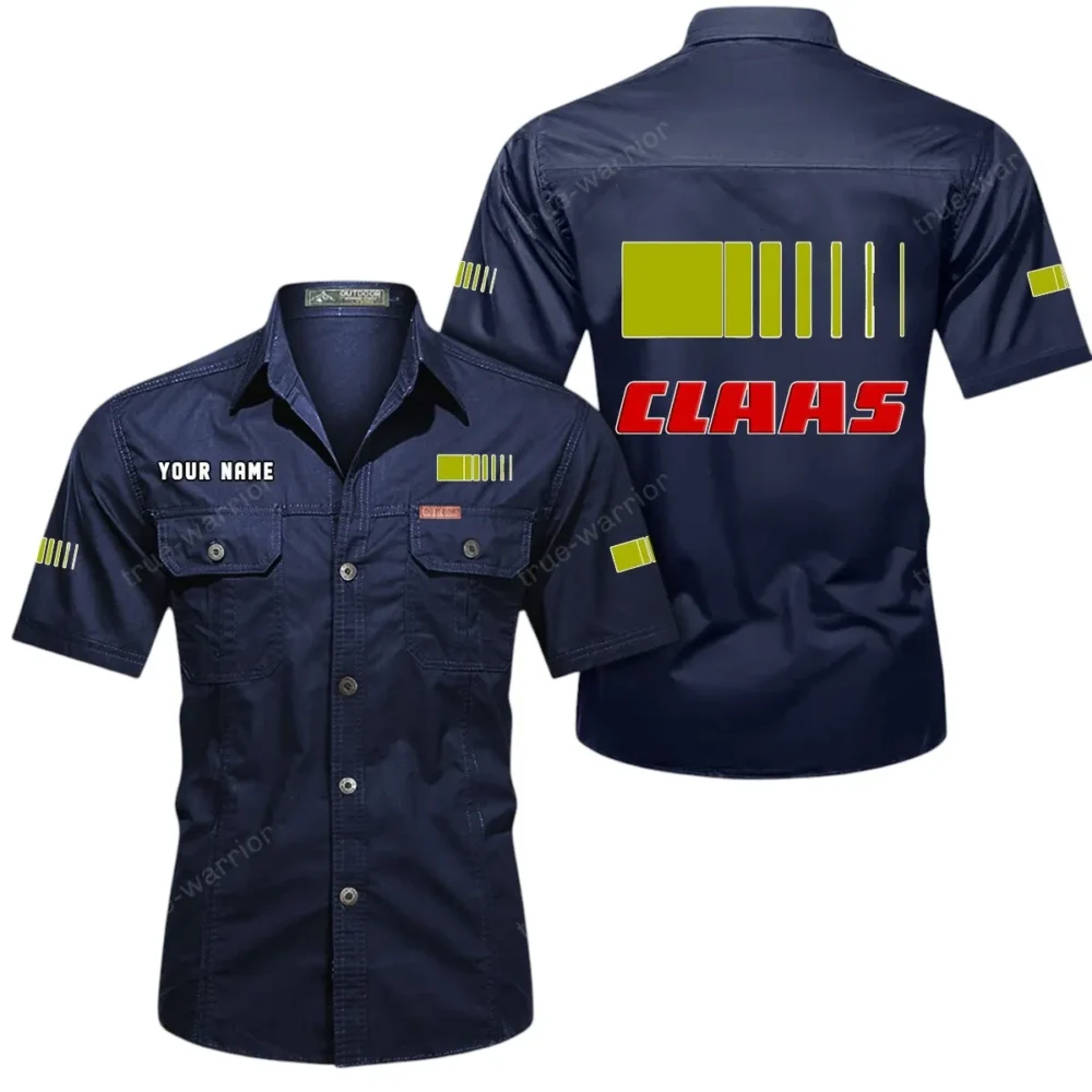 Field Work Expert Exclusive Logo Short Sleeved Shirt, Gift For Field Work Expert Enthusiasts CAR444 - Dark Blue - Image 2