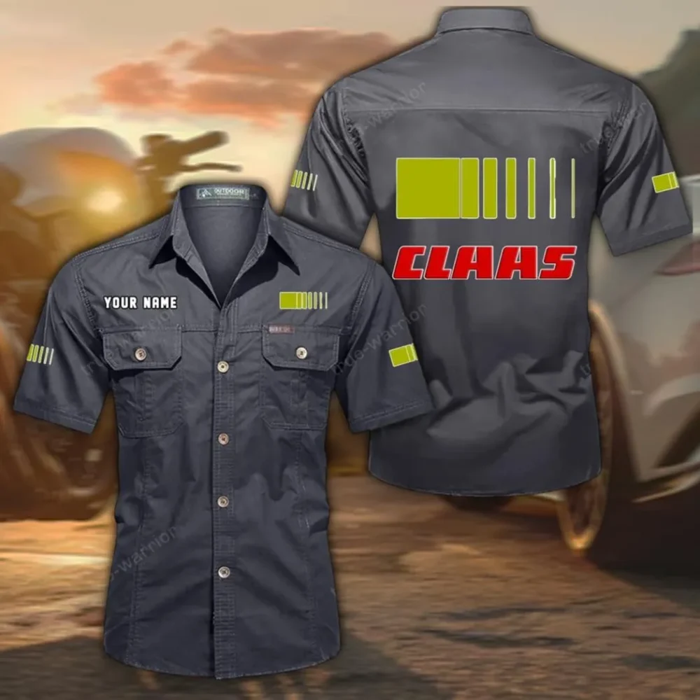 High-Efficiency Harvester Exclusive Logo Short Sleeved Shirt, Gift For High-Efficiency Harvester Lovers CAR444 - Gray
