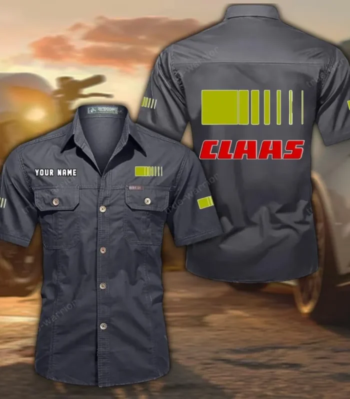 High-Efficiency Harvester Exclusive Logo Short Sleeved Shirt, Gift For High-Efficiency Harvester Lovers CAR444 - Gray