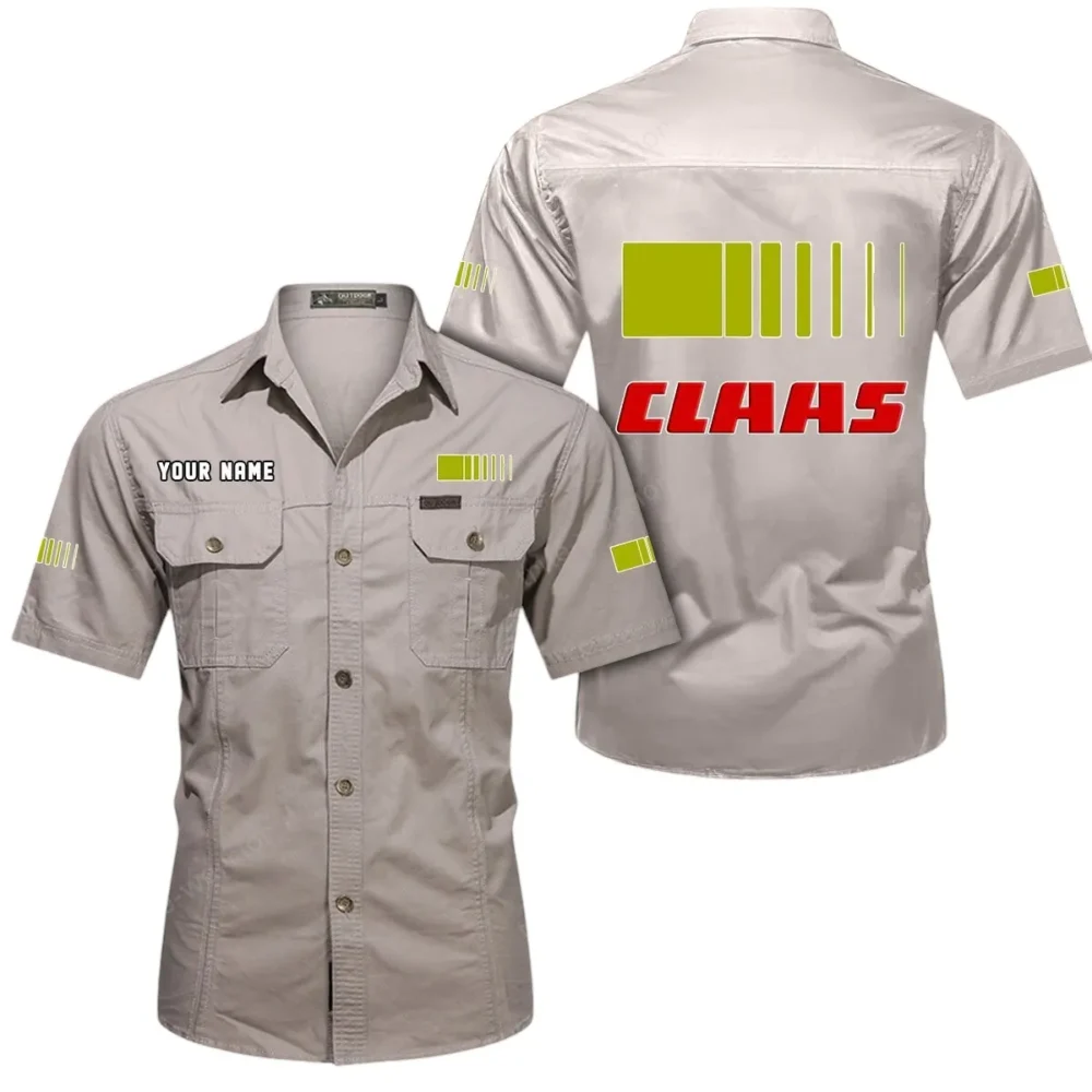 Harvest Companion Exclusive Logo Short Sleeved Shirt, Gift For Harvest Companion Lovers CAR444 - Beige - Image 2