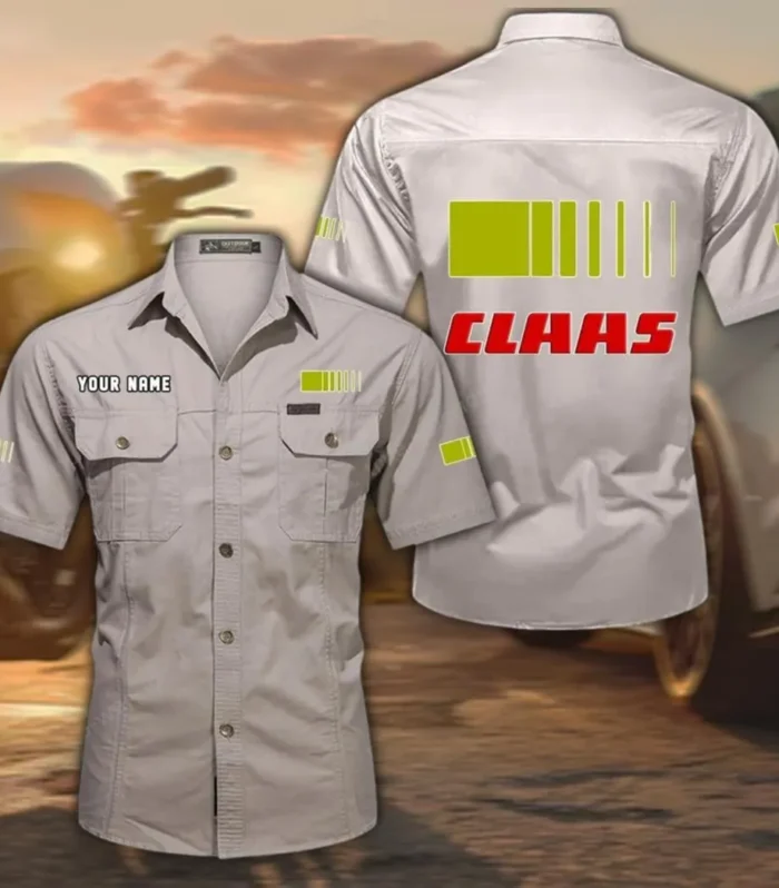 Harvest Companion Exclusive Logo Short Sleeved Shirt, Gift For Harvest Companion Lovers CAR444 - Beige