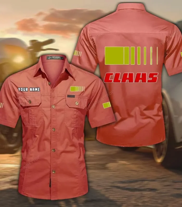 Farm Power Tool Exclusive Logo Short Sleeved Shirt, Gift For Farm Power Tool Lovers CAR444 - Red
