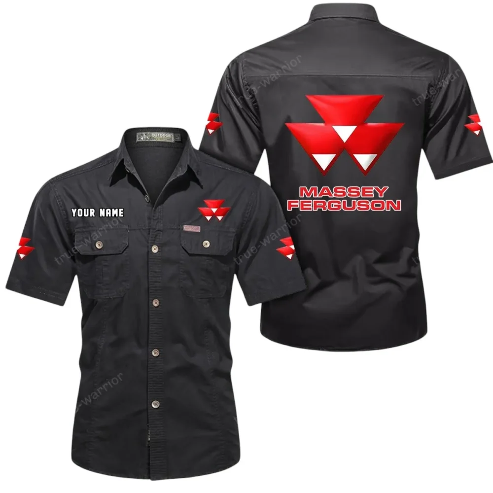 Harvestpro Machinery Exclusive Logo Short Sleeved Shirt, Gift For Harvestpro Machinery Enthusiasts CAR444 - Black - Image 2