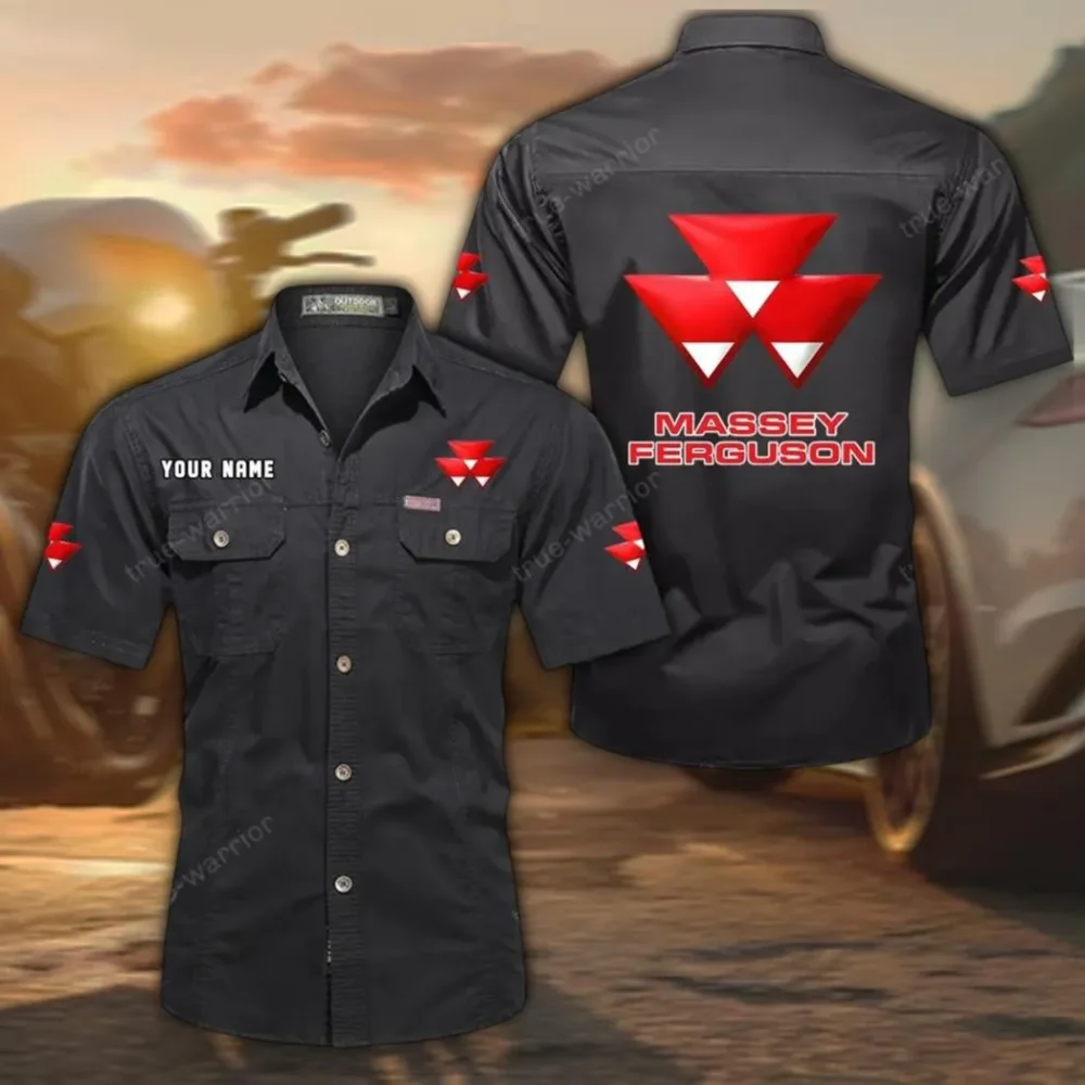 Harvestpro Machinery Exclusive Logo Short Sleeved Shirt, Gift For Harvestpro Machinery Enthusiasts CAR444 - Black