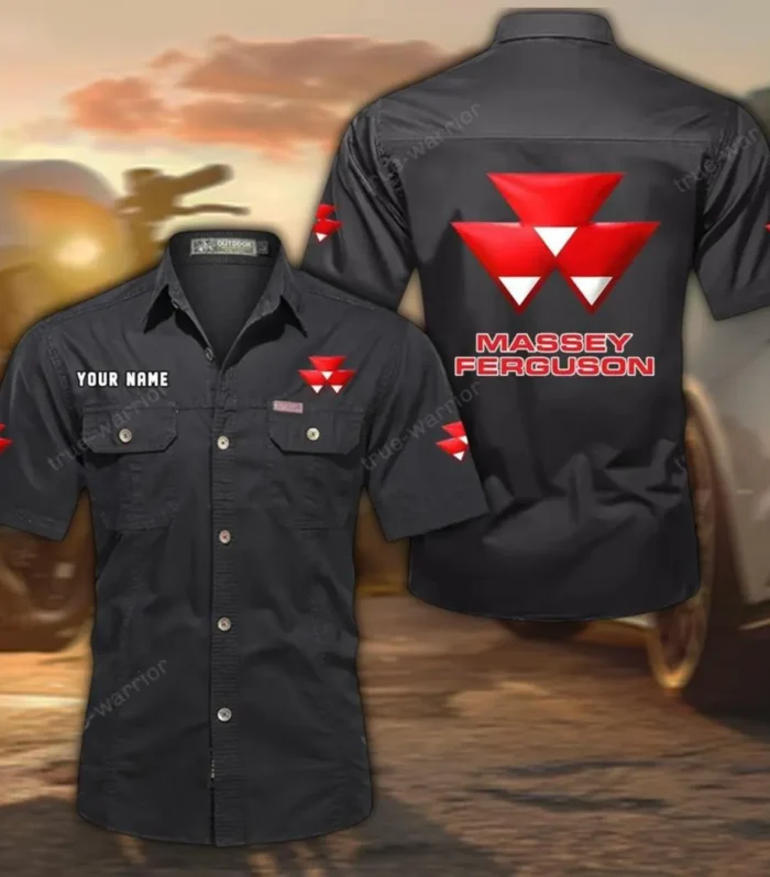 Harvestpro Machinery Exclusive Logo Short Sleeved Shirt, Gift For Harvestpro Machinery Enthusiasts CAR444 - Black