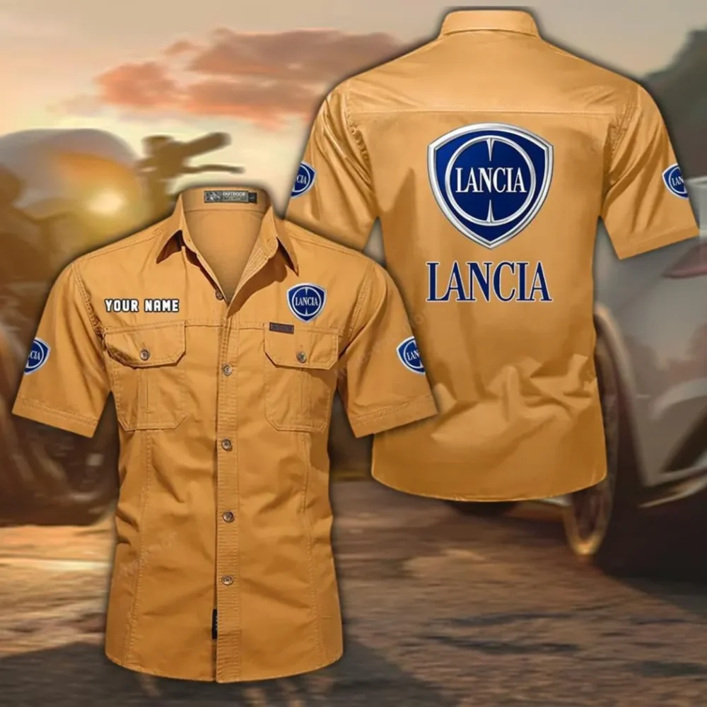 Prestigio Motors Exclusive Logo Short Sleeved Shirt, Gift For Prestigio Motors Lovers CAR444 - Turmeric