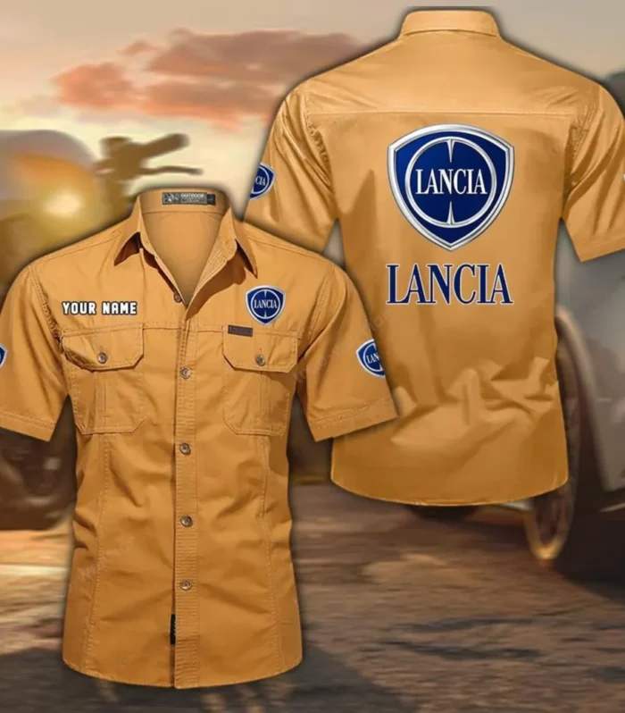 Prestigio Motors Exclusive Logo Short Sleeved Shirt, Gift For Prestigio Motors Lovers CAR444 - Turmeric
